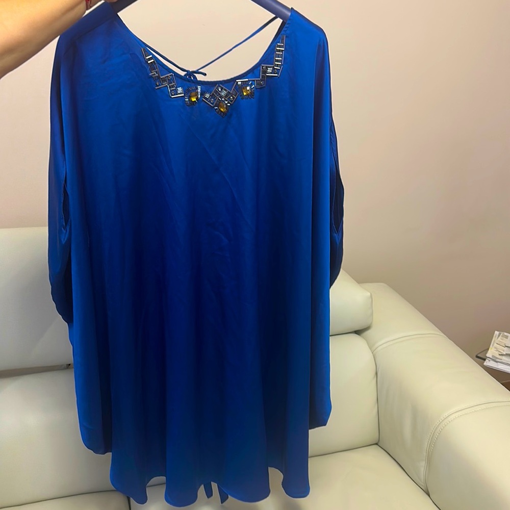 Dress very light and beautiful blue color!